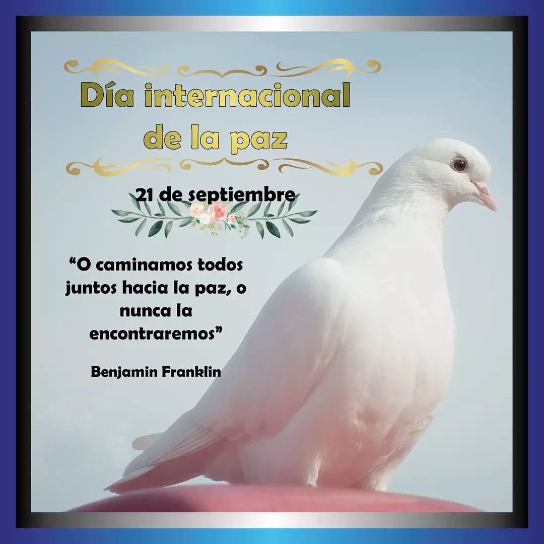 Día internacional de la paz - 21 de...