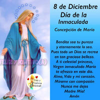 8 de Diciembre, Día de la Inmaculada Concepción de María